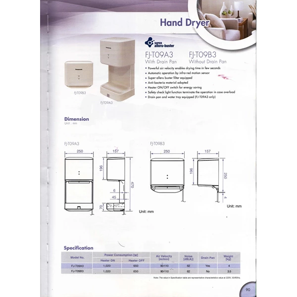 Panasonic Hand Dryer