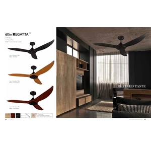 Kipas Angin Gantung MT Edma Tipe Regatta 42inch dan 60 Inchi DC
